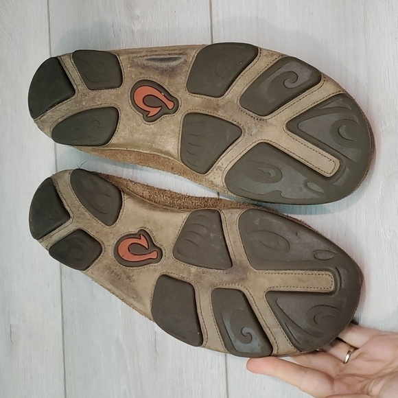 Olukai Mens Moloa Kohana Loafer Suede Slip On shoes sz 12 - Picture 10 of 11